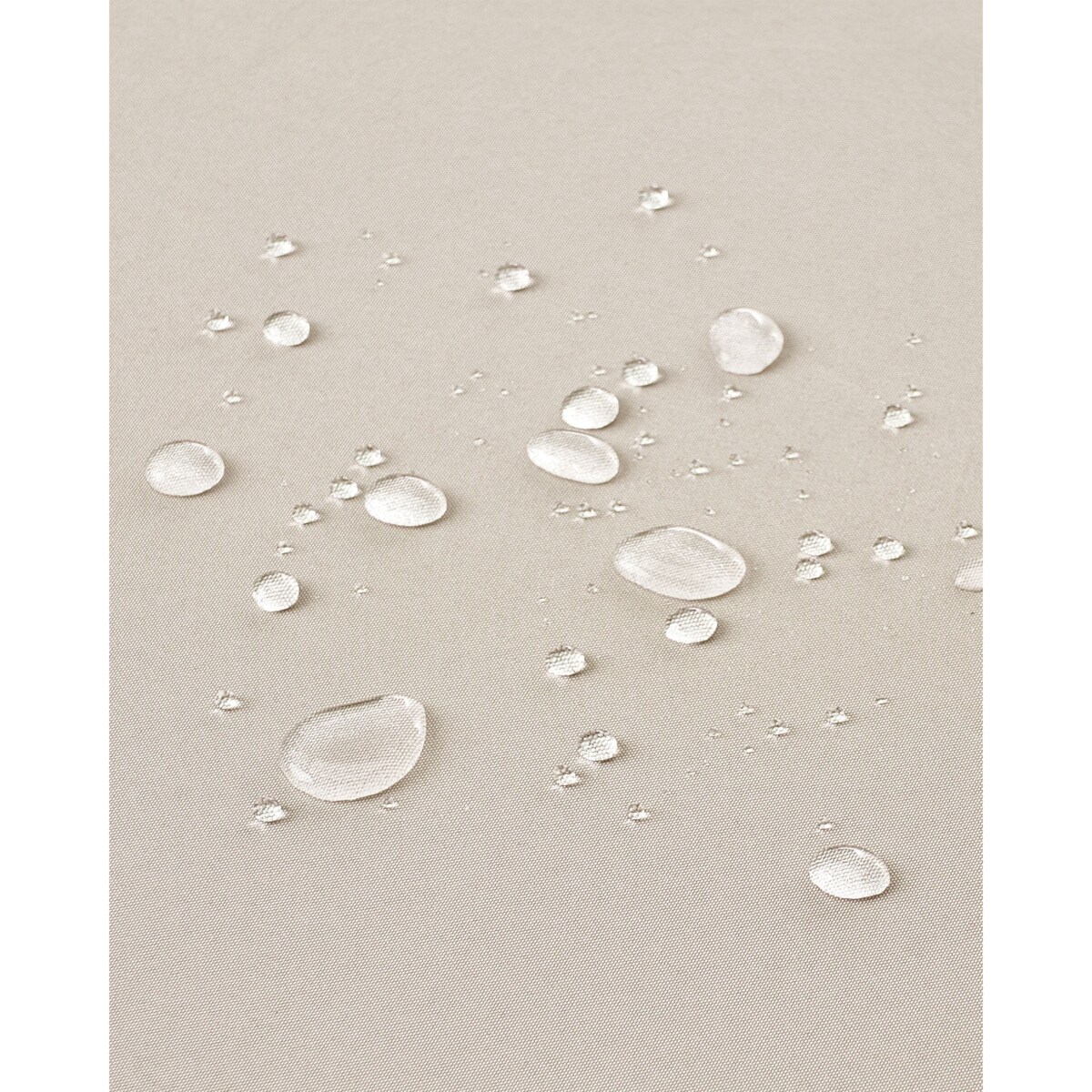 Zestaw 2 krzeseł ogrodowych z poduszkami JAVA PREMIUM Drewno akacjowe Beżowoszary