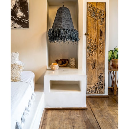 Lampa wisząca Rumbai czarna M Monnarita