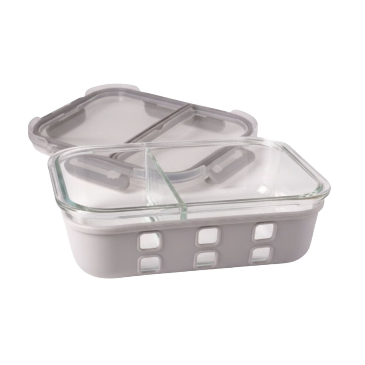 LEKKABOX PREP szklany lunch box z przegródkami