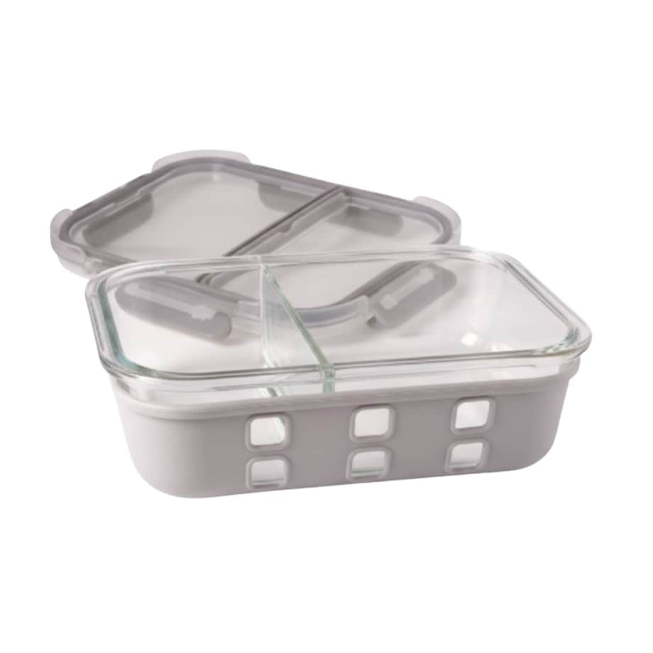 LEKKABOX PREP szklany lunch box z przegródkami