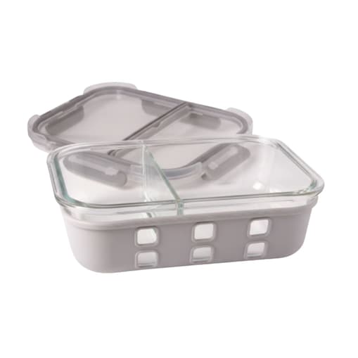LEKKABOX PREP szklany lunch box z przegródkami