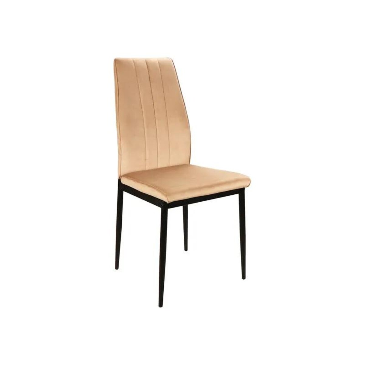 Krzesło tapicerowane ATOM VELVET beżowe