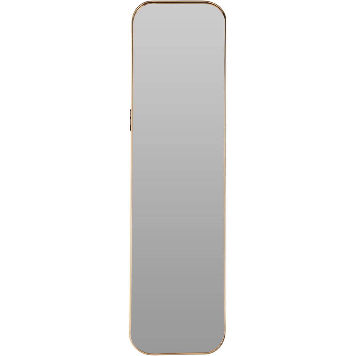 Lustro prostokątne w złotej ramie, duże, 115 x 30 cm