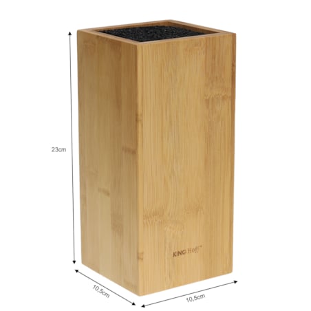 Uniwersalny bambusowy blok na noże do noży KINGHOFF