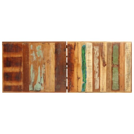 vidaXL Stolik barowy, 180x70x107 cm, lite drewno z odzysku