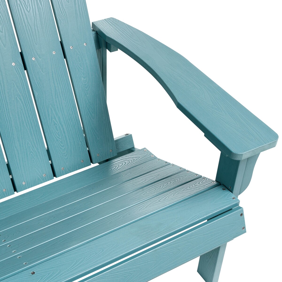 Ławka ogrodowa ADIRONDACK 125 cm Błękitny