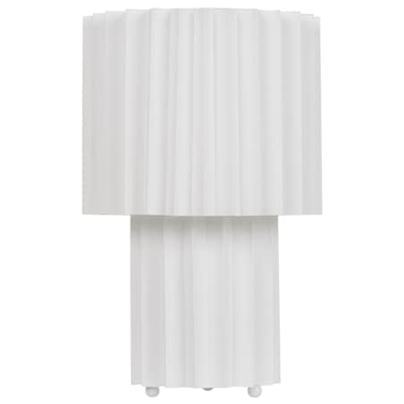 Lampa stołowa lniana biała ALFEIOS