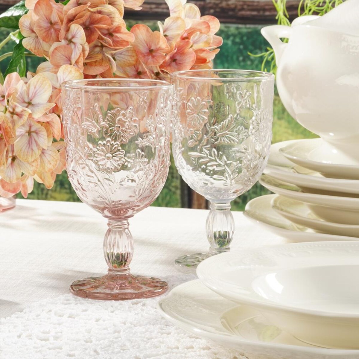 VILLA ITALIA Kieliszki do wody 280 ml 6 sztuk MERIDA