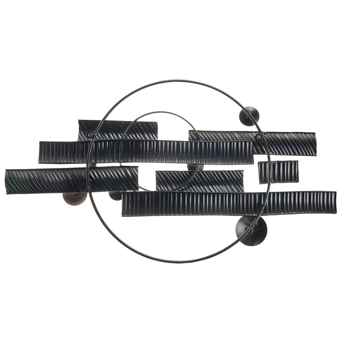 Dekoracja ścienna GLENADE Metal 43 cm Kolorowy