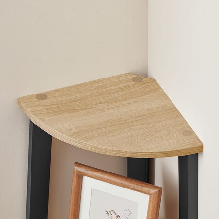 Regał Narożny 34X34X125 Cm Sonoma