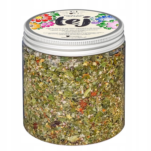 Herbata ziołowa TRADYCYJNY OPOLSKI TEJ 80g - sypana liściasta herbata PREMIUM na prezent upominek podarunek Cup&You