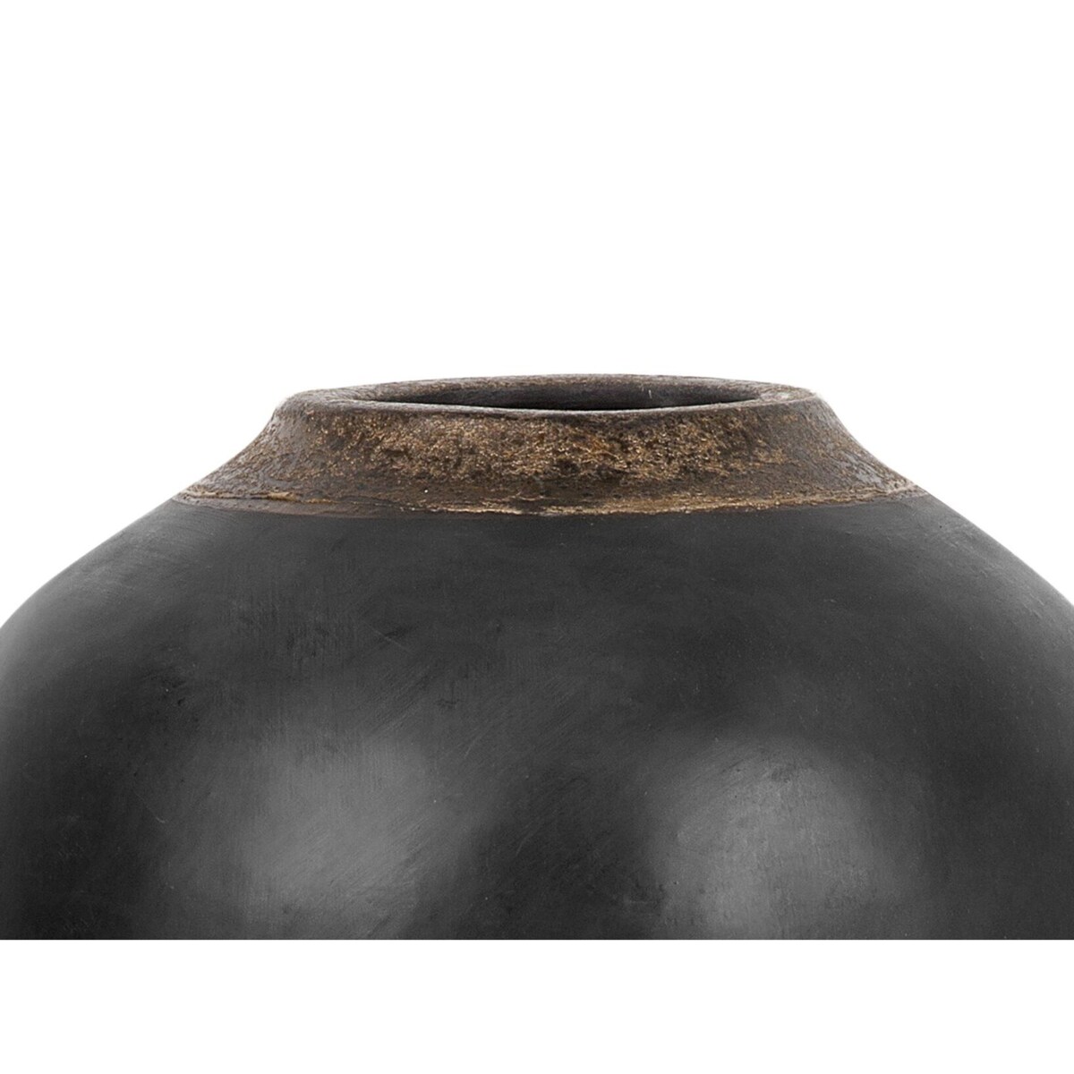 Wazon dekoracyjny ceramiczny czarny LAURI