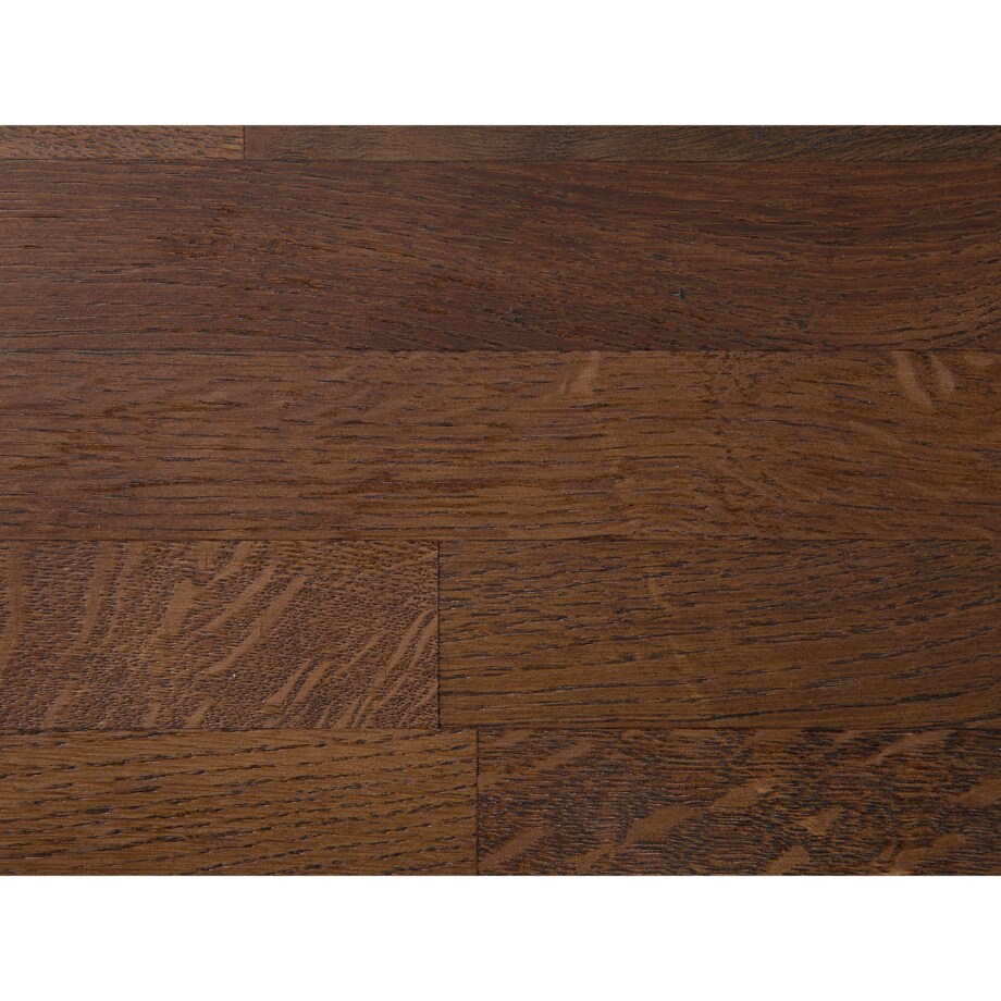 Stół do jadalni dębowy 180 x 85 cm ciemne drewno NATURA