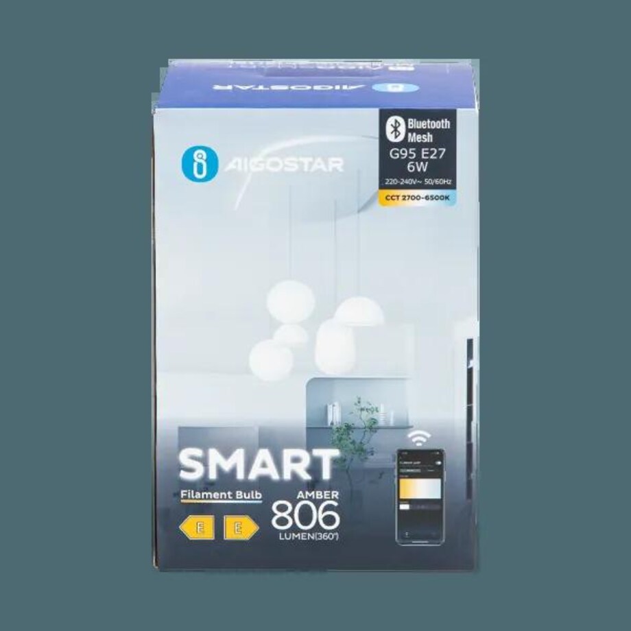 inteligentna żarówka bluetooth mesh g95 6w cct