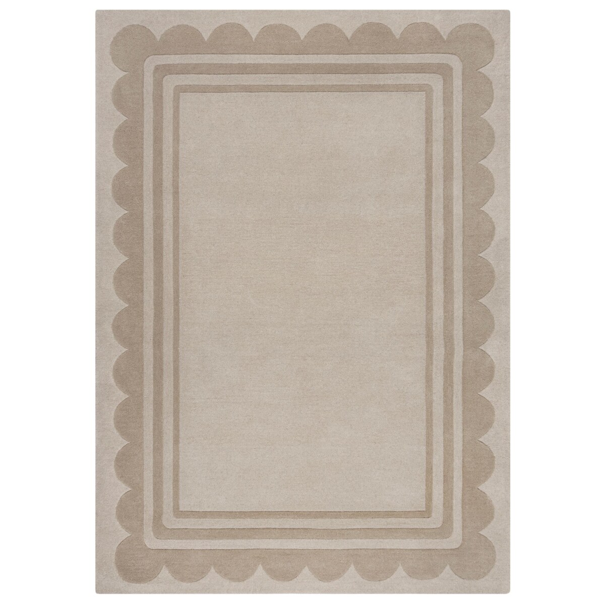 Dywan Wełniany Lois Scallop Natural 120x170