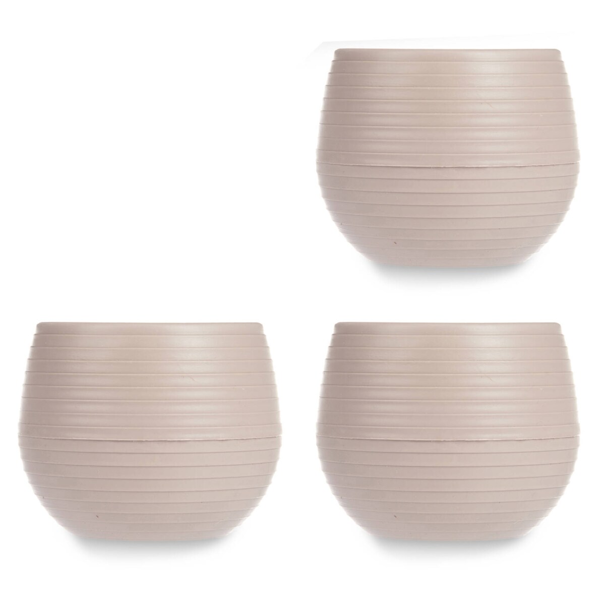 Doniczki samonawadniające, plastikowe, 3 sztuki, Ø 14 cm