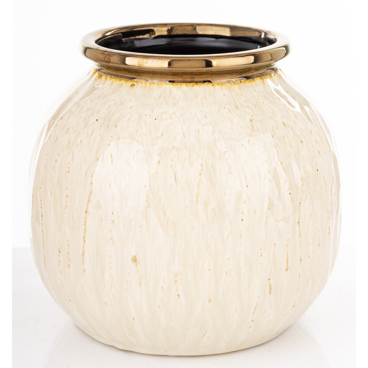 Wazon ceramiczny 20x20x20 cm MEEKE-3 small biały
