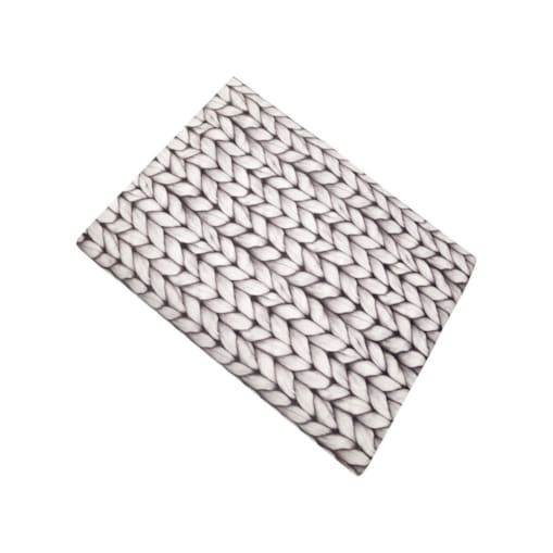 Narzuta drukowana 160x200 cm KNITT BEIGE