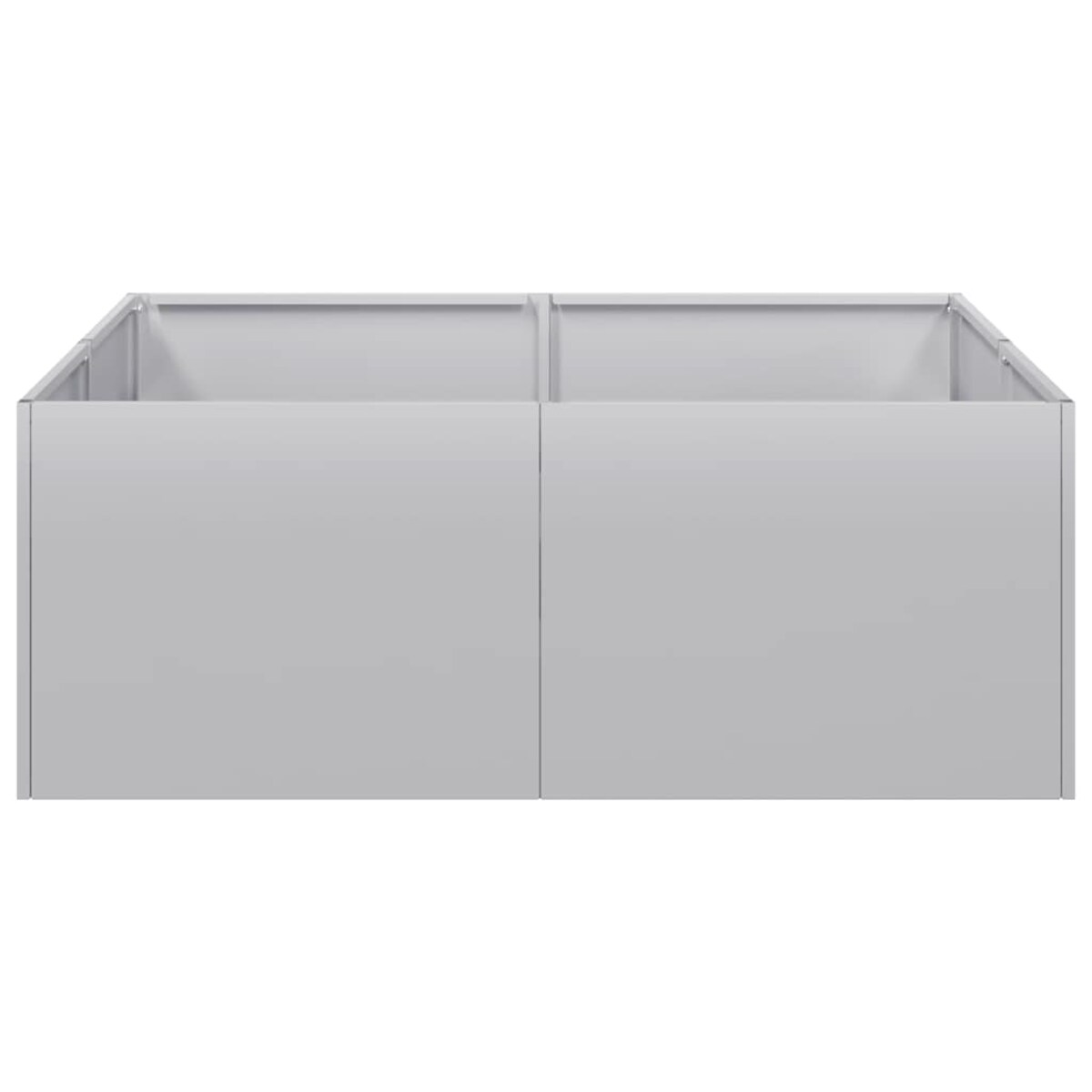 vidaXL Doniczka 80x80x30 cm Stal ocynkowana