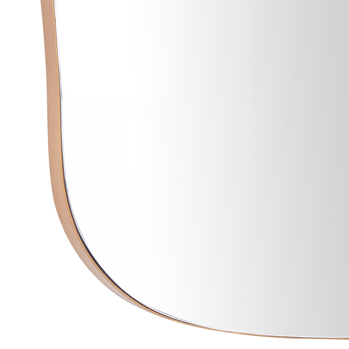 Lustro ścienne PUTEAUX 70 cm 92 cm Metal Złoty