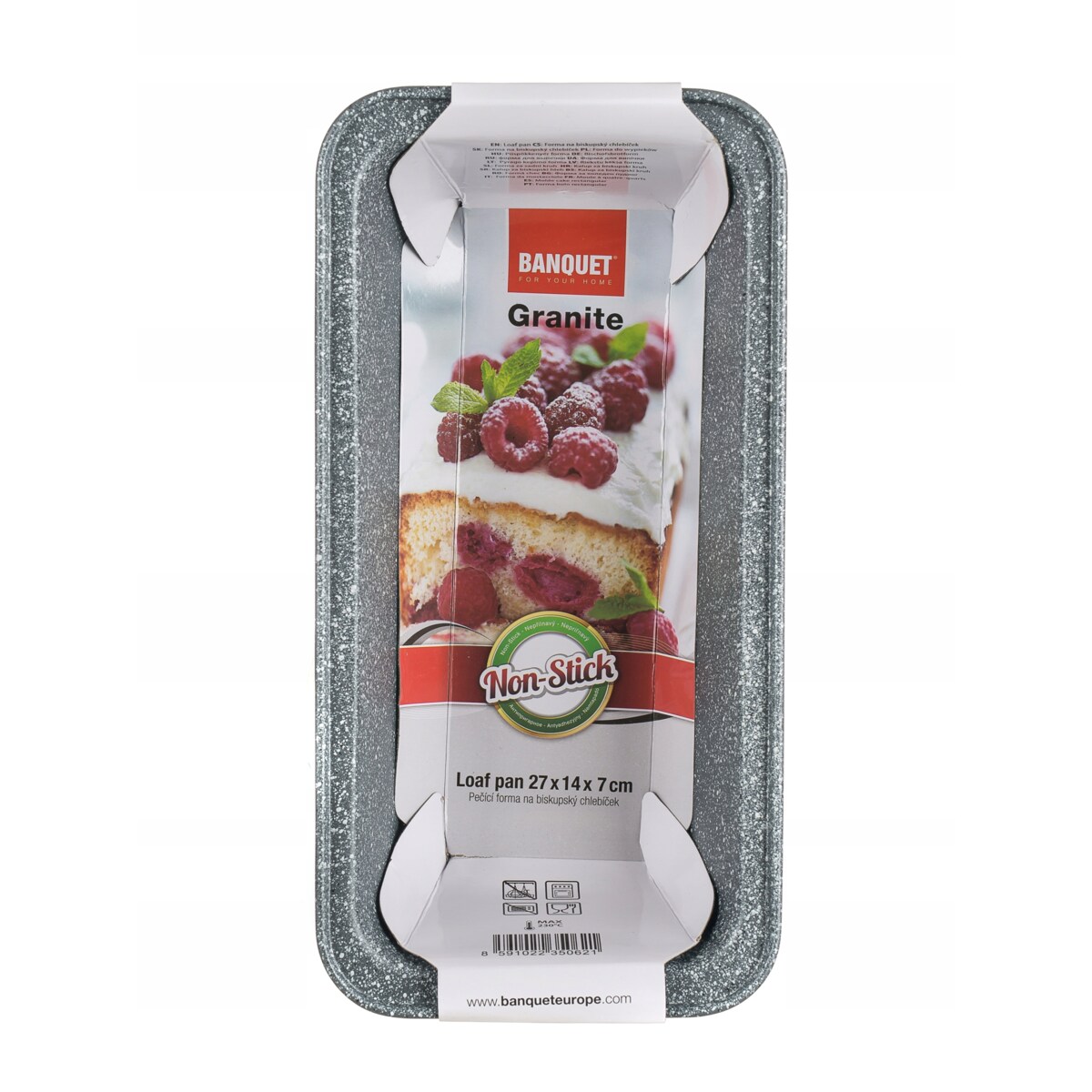 FORMA na KEKS wypieki bułka chleb 27 x 14 cm Blacha ciasto pasztet deser