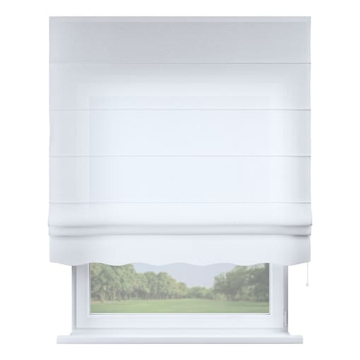 Roleta rzymska Florencja 120x160 prześwitująca, biała