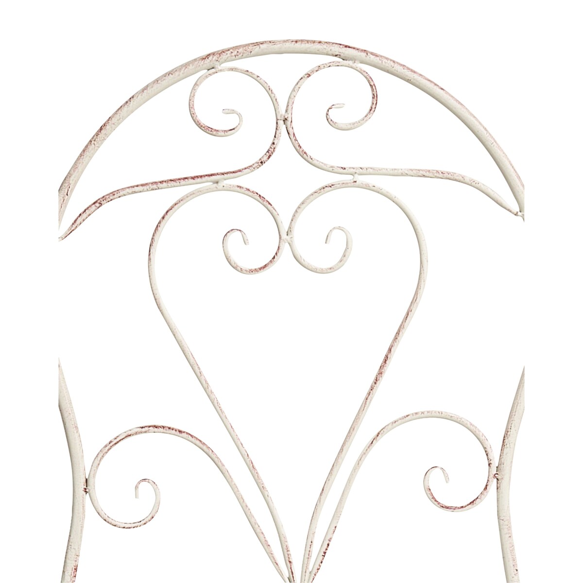 Zestaw 2 krzeseł ogrodowych FOLELLI Składane Metal Jasnobeżowy