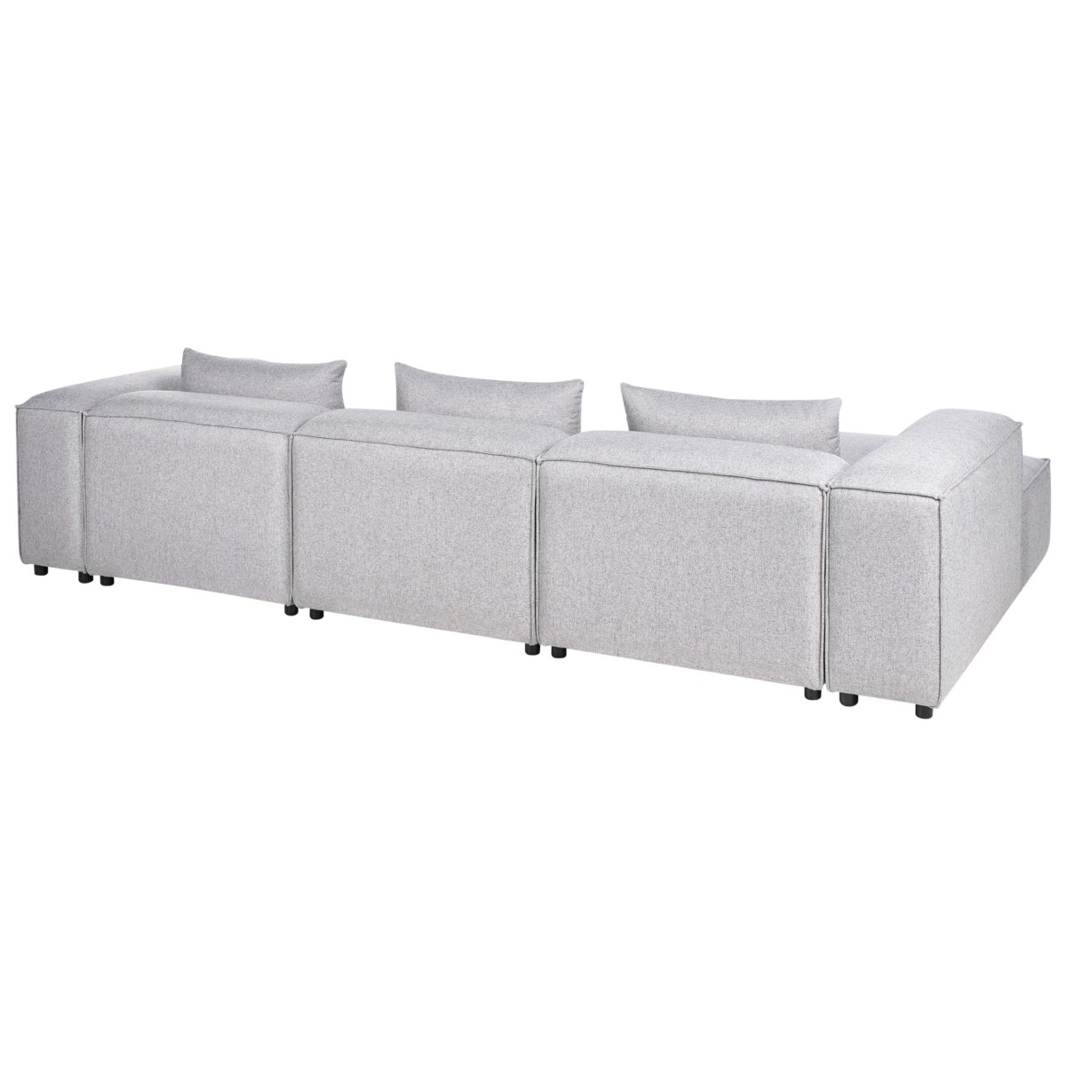 Narożnik modułowy dla 4 osób BRANDE Szary Prawostronny