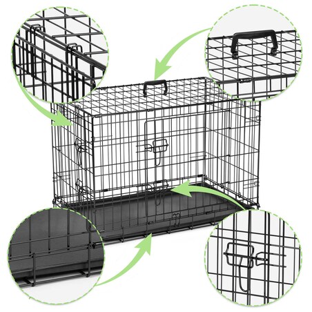 Klatka dla psów + legowisko 77x54x60cm Pethaus 620000-606000