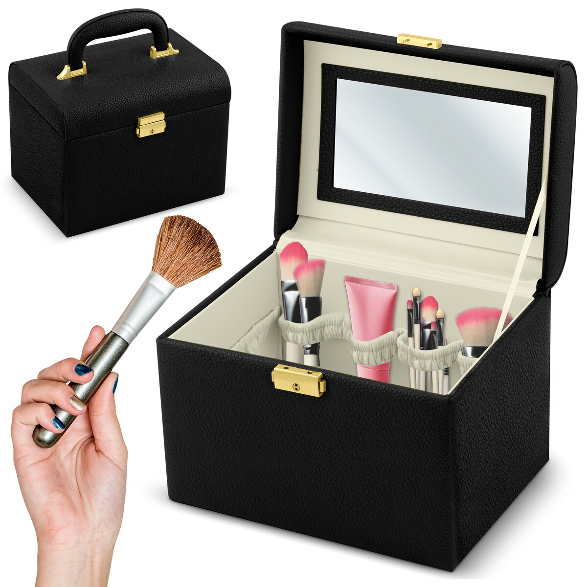 Organizer na kosmetyki skrzynka pudełko kuferek Massido