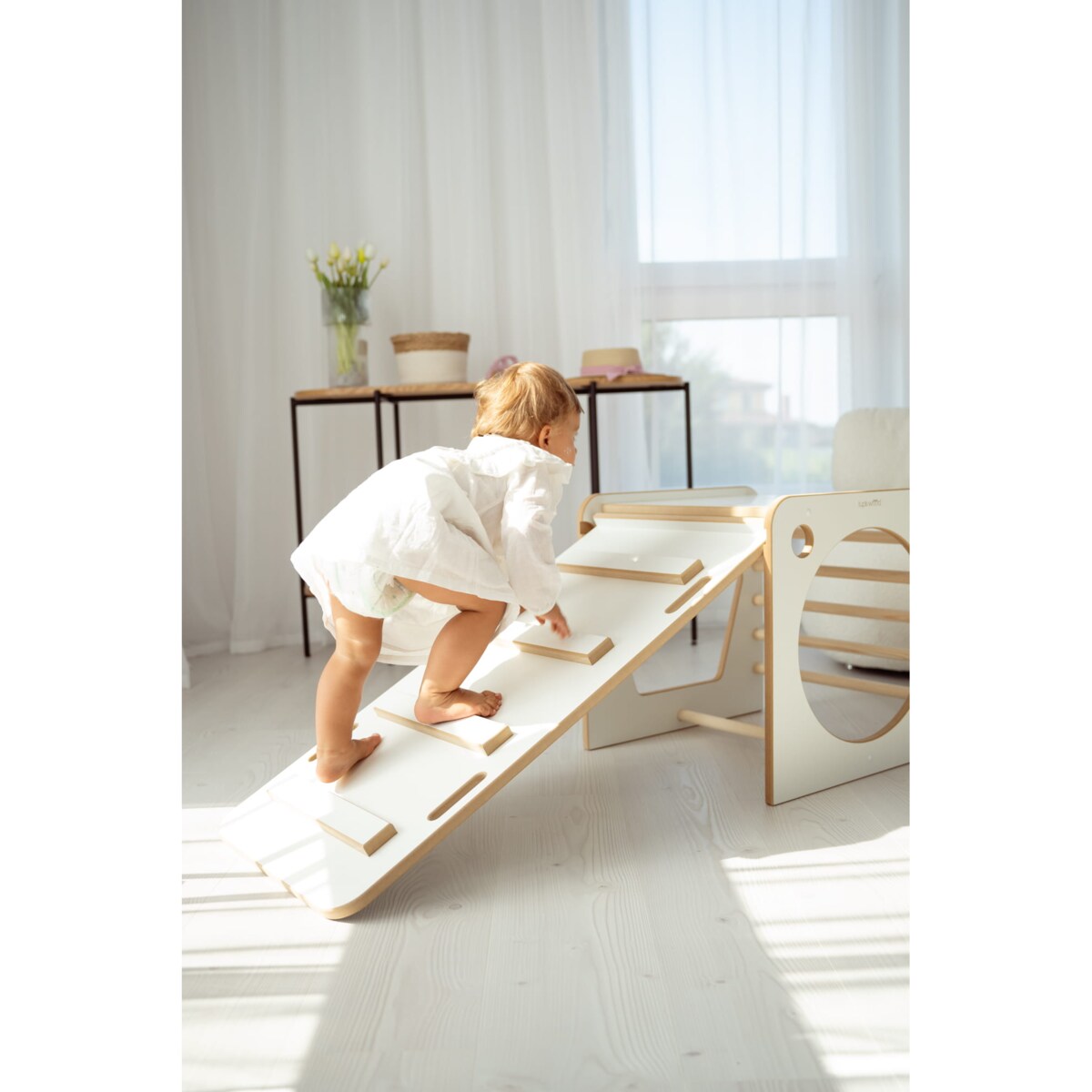 Zjeżdżalnia DRABINKA do MAŁEGO bujaka i kostki