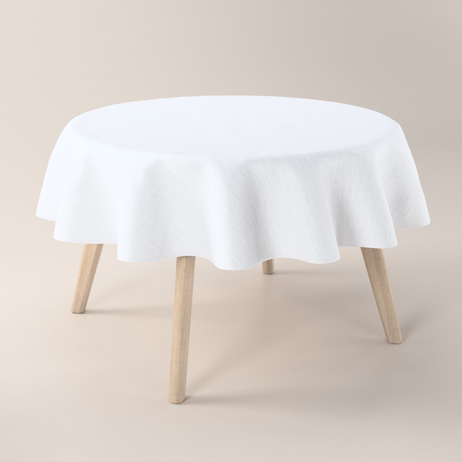 Obrus okrągły 100x100 biały