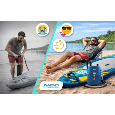 Pompka elektryczna do SUPa + 6 przejściówek samochodowa