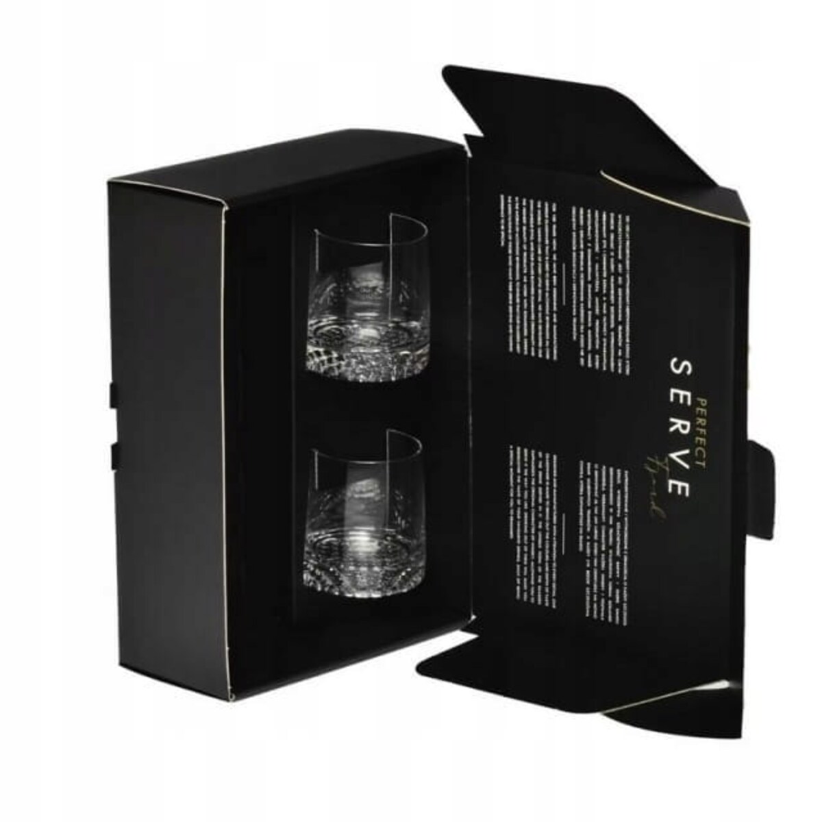 Krosno komplet do whisky Perfect Serve Fjord 2-elementowy