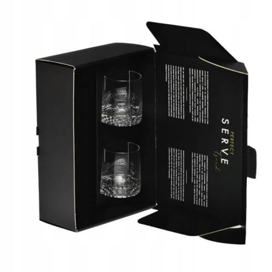Krosno komplet do whisky Perfect Serve Fjord 2-elementowy