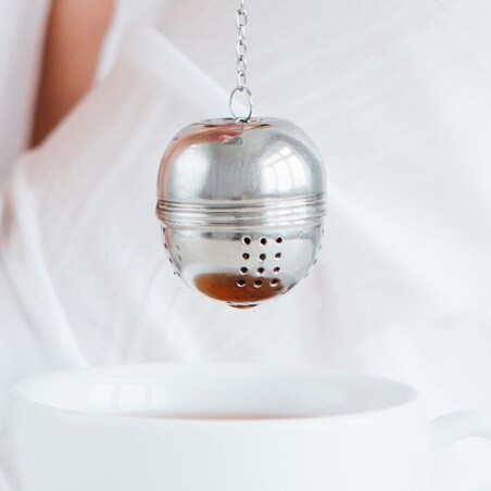 Sitko Zaparzacz do Zaparzania Herbaty Liściastej Ziół Stalowe do Szklanki