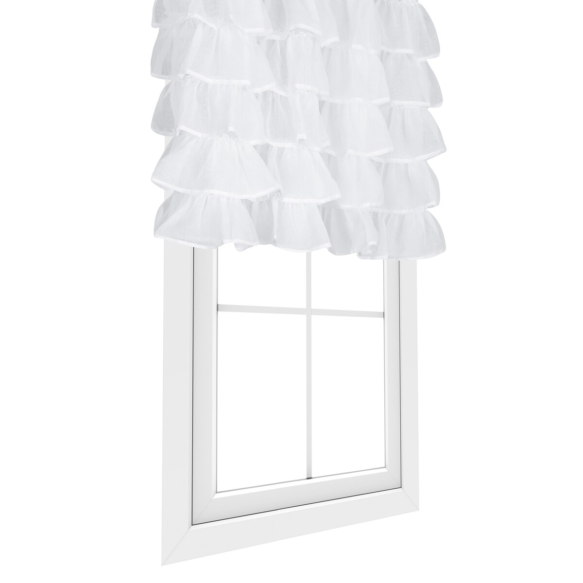 firana roletka z falbanami 160x70 cm