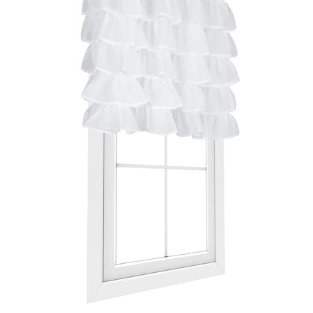 firana roletka z falbanami 160x70 cm