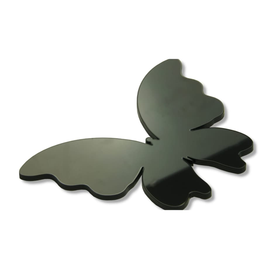 Zegar ścienny do salonu motyle motylki 30 cm czarny