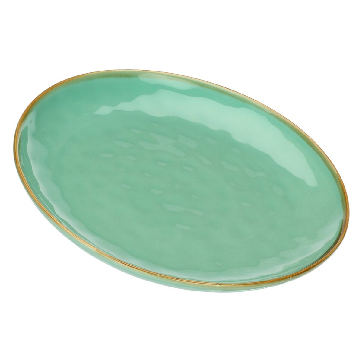 Zestaw 2 półmisków okrągłych Concerto Verde Acqua - Miętowy, 32 cm