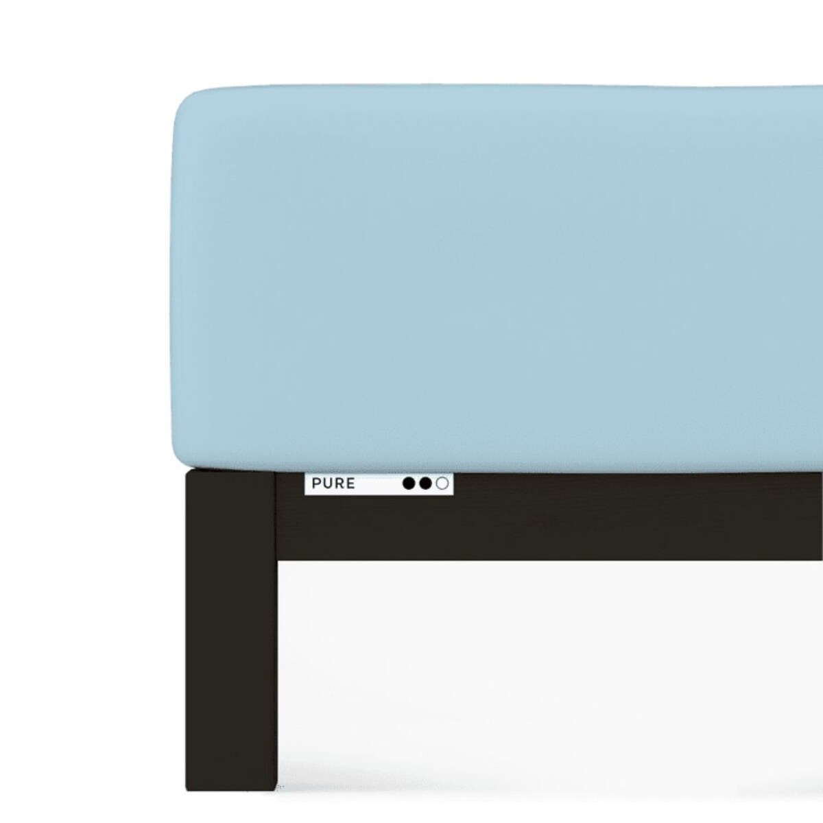 Prześcieradło Schlafgut Pure Standard 90x190-100x220 cm Blue Light 536