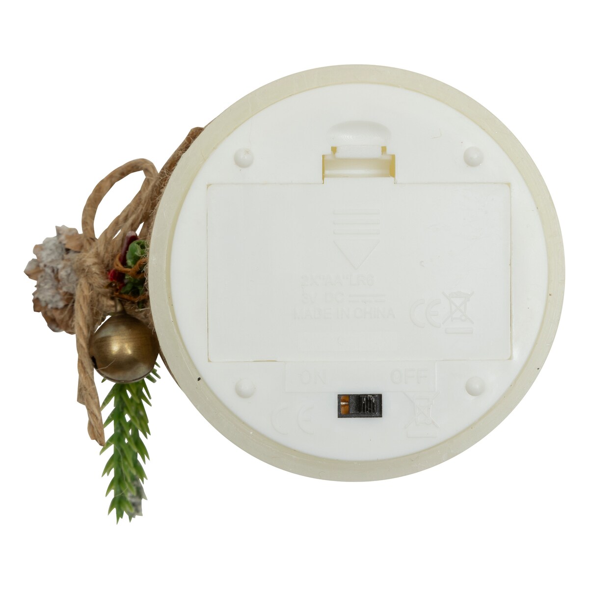 Ozdobna świeca parafinowa LED, 10 cm