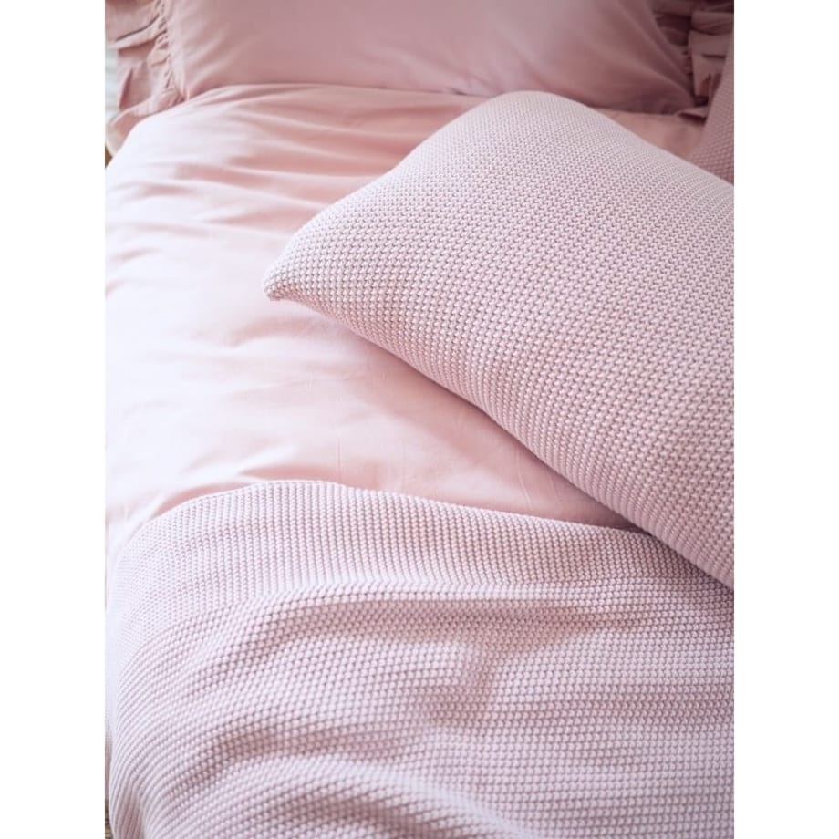 Poduszka dekoracyjna pudrowy róż