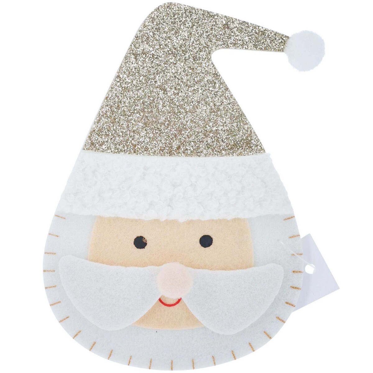 Świąteczna Kieszonka Etui Pokrowiec Na Sztućce Filc Mikołaj 10X14,5 Cm