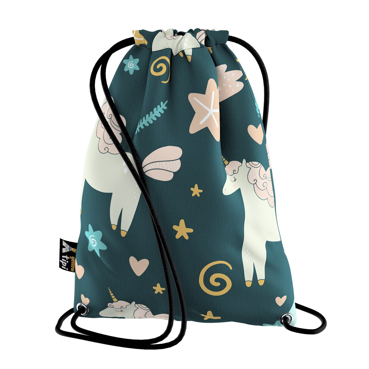 Worek plecak Kiddy, niebieski, 28x40cm, Magic Collection