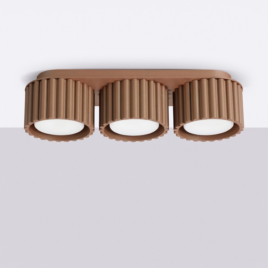 Plafon AURA 3 mocca Gx53