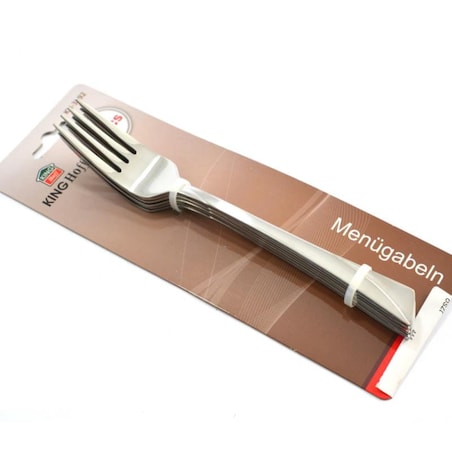 Widelce stołowe obiadowe zestaw 6 sztuk Połysk KINGHOFF