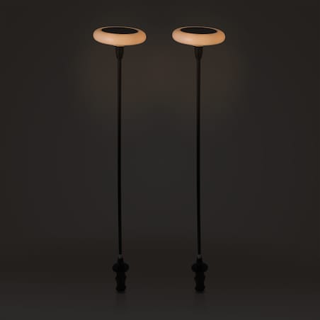 2X Lampa Solarna Led Wbijana Do Ogrodu Dekoracja Ogrodowa Czujnik Zmierzchu