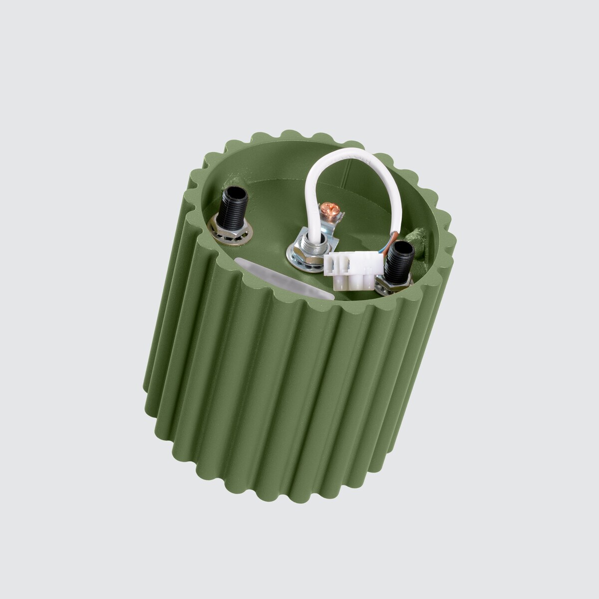 Plafon AURA 1 zielony oliwkowy GU10