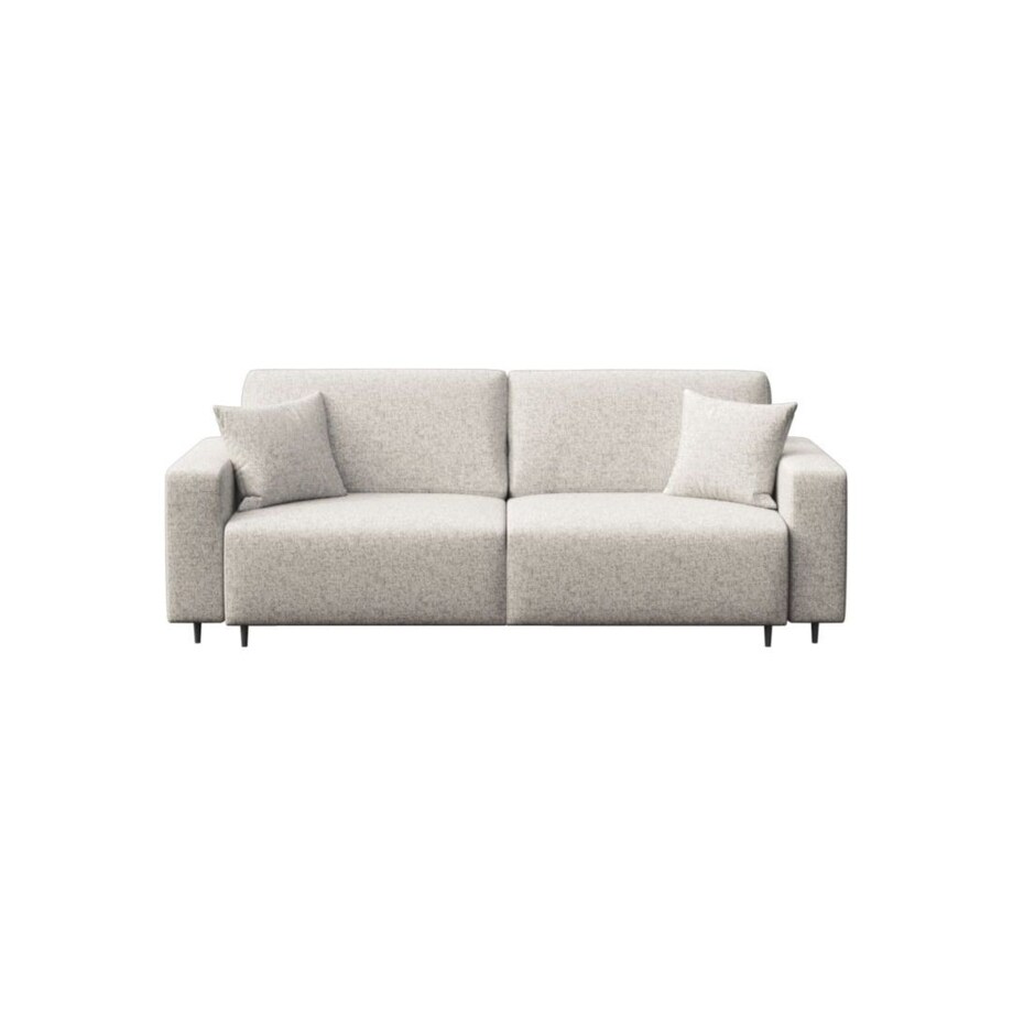Hesto 3-osobowa rozkładana sofa - jasnobeżowa